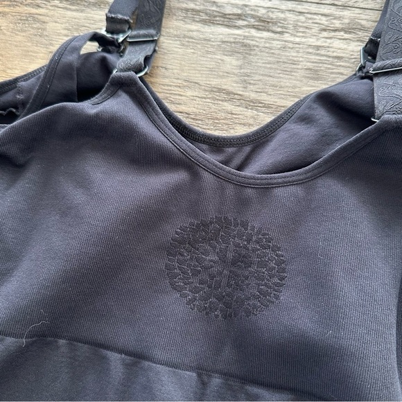 Kindred Bravely size Large Busty Black Nursing Tank Top Bra Breastfeeding - Picture 4 of 5